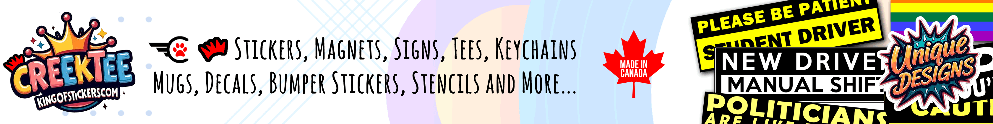 CreekTee Store Banner