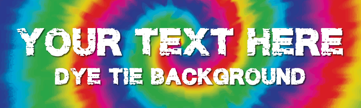 Dye Tie Custom Vinyl Sticker, Window Cling or Magnet in UV Laminate Coating