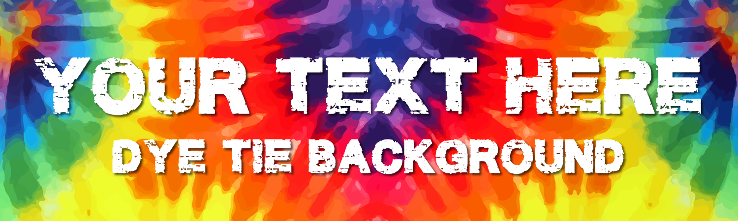 Dye Tie Custom Vinyl Sticker, Window Cling or Magnet in UV Laminate Coating