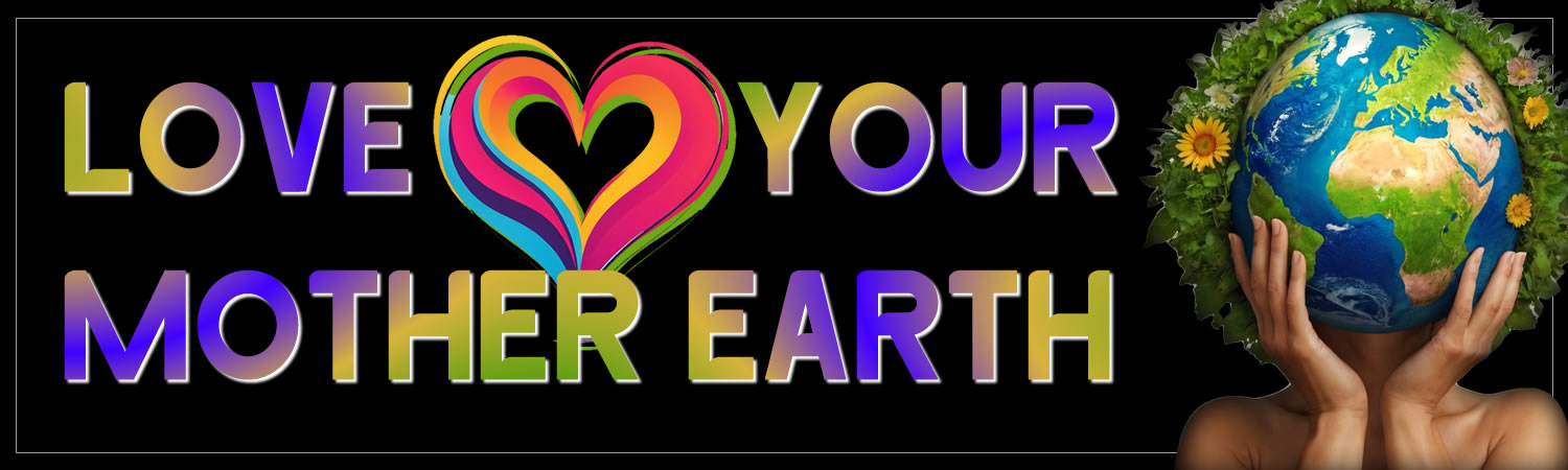 Love Your Mother Earth Vinyl Bumper Sticker  Window Cling or Bumper Sticker Magnet in UV Laminate Coating