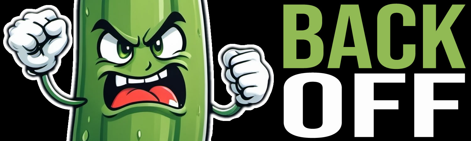 Back Off Vinyl Bumper Sticker  Window Cling or Bumper Sticker Magnet in UV Laminate Coating