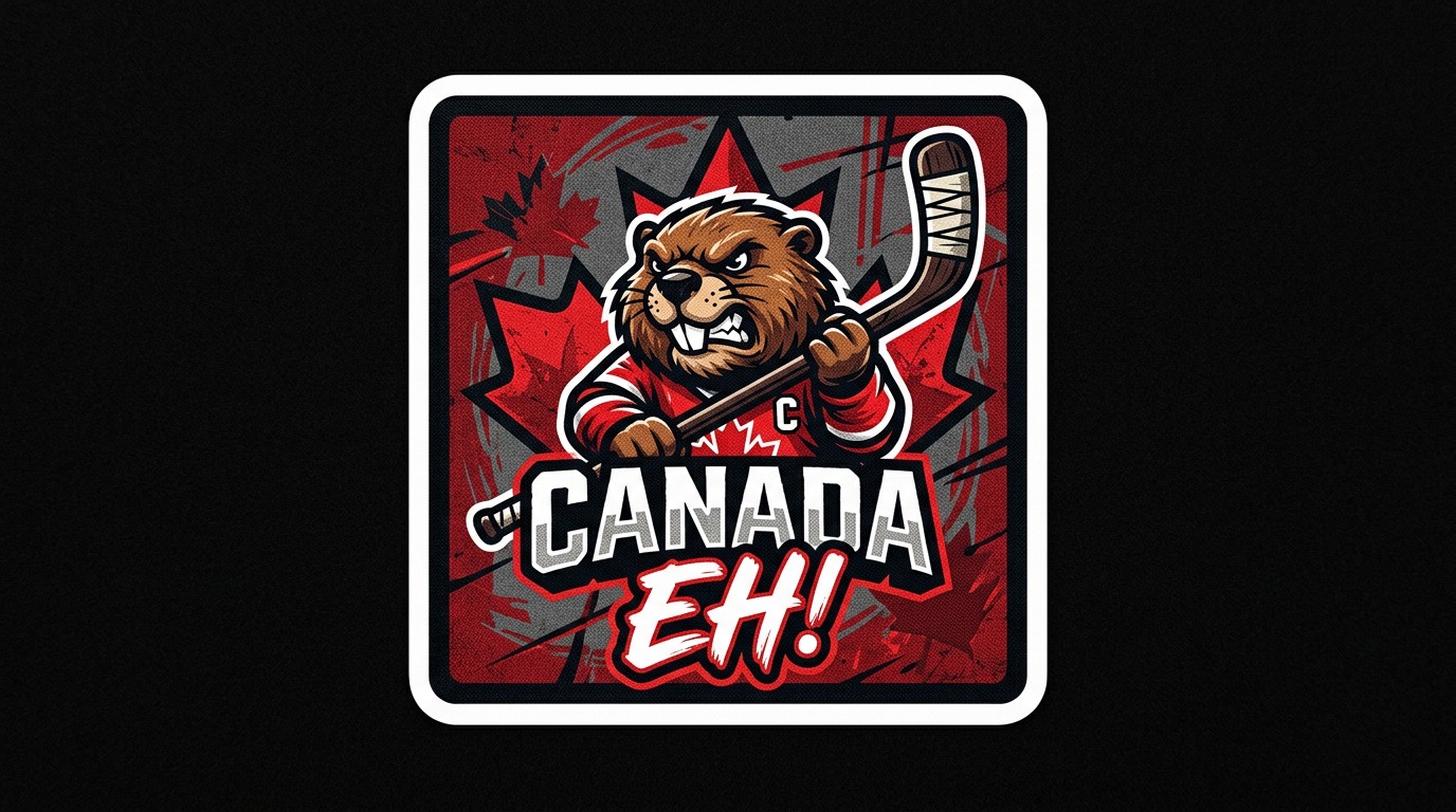 Canada Eh  Vinyl Bumper Sticker  Window Cling or Bumper Sticker Magnet in UV Laminate Coating