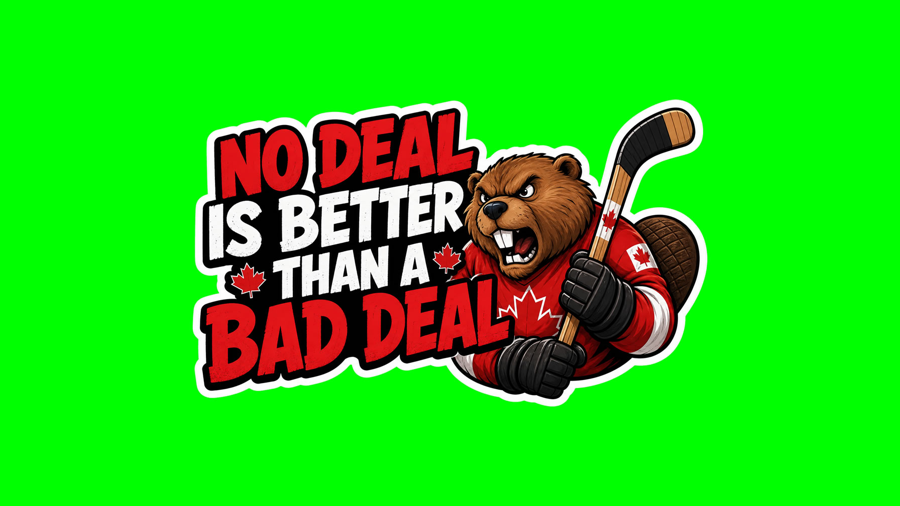 No Deal Is Better Than A Bad Deal Die Cut Vinyl Sticker  Window Cling or Magnet with Laminate Coating in Various Sizes